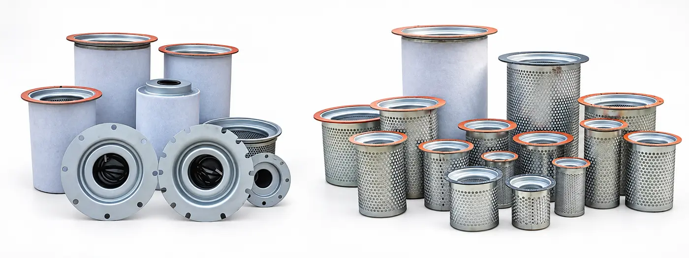 Air compressor filter selection